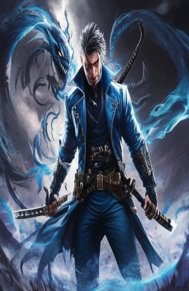 Vergil Devil May Cry AI Wallpaper