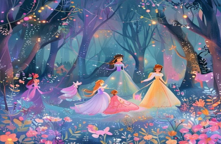 Disney Princess AI Wallpaper