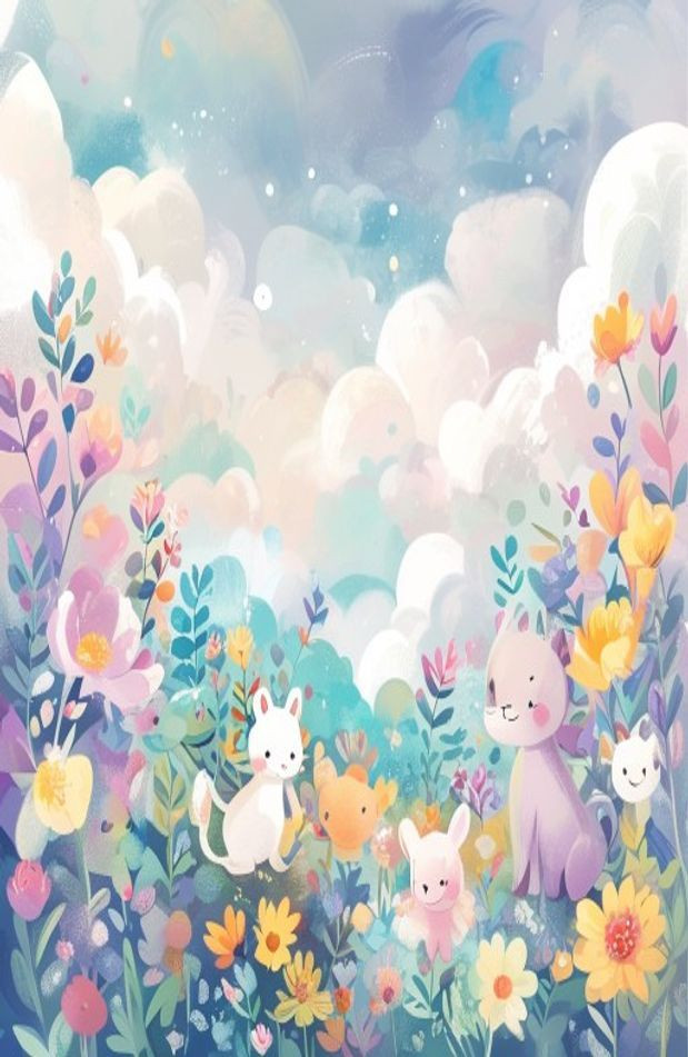 Cute Aesthetic AI Wallpaper