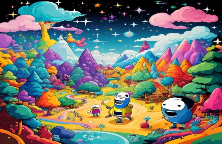 Adventure Time Live AI Wallpaper