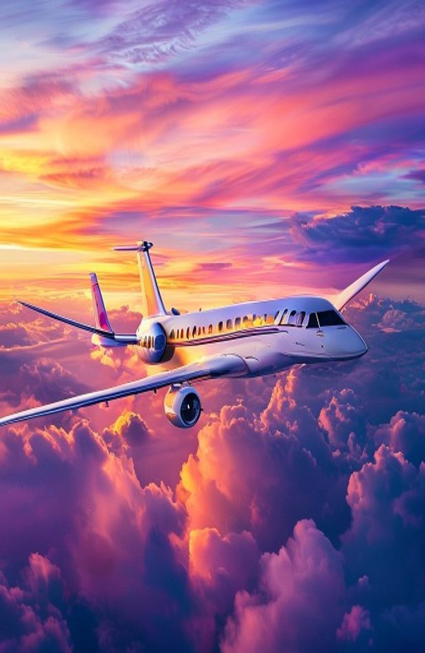 Private Jet AI Wallpaper