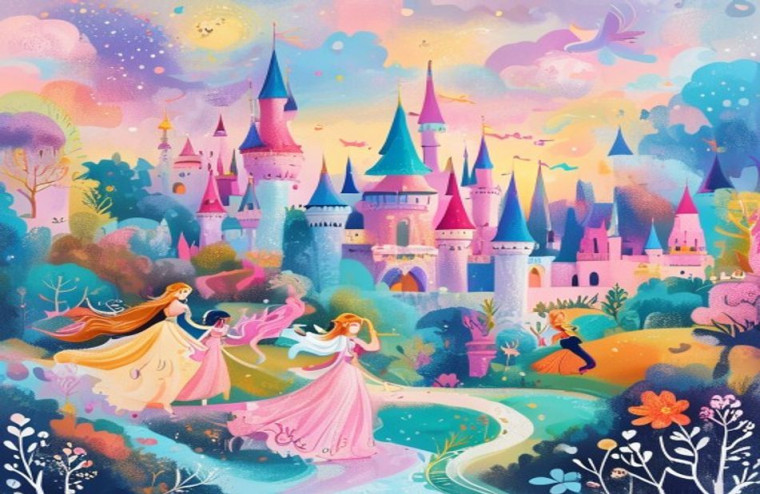 Disney Princess AI Wallpaper