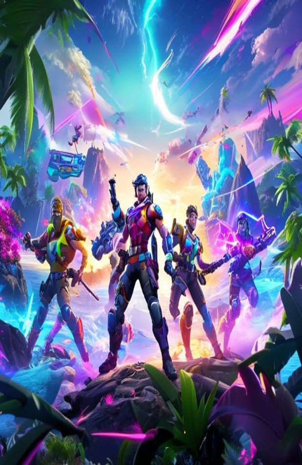Fortnite AI Wallpaper