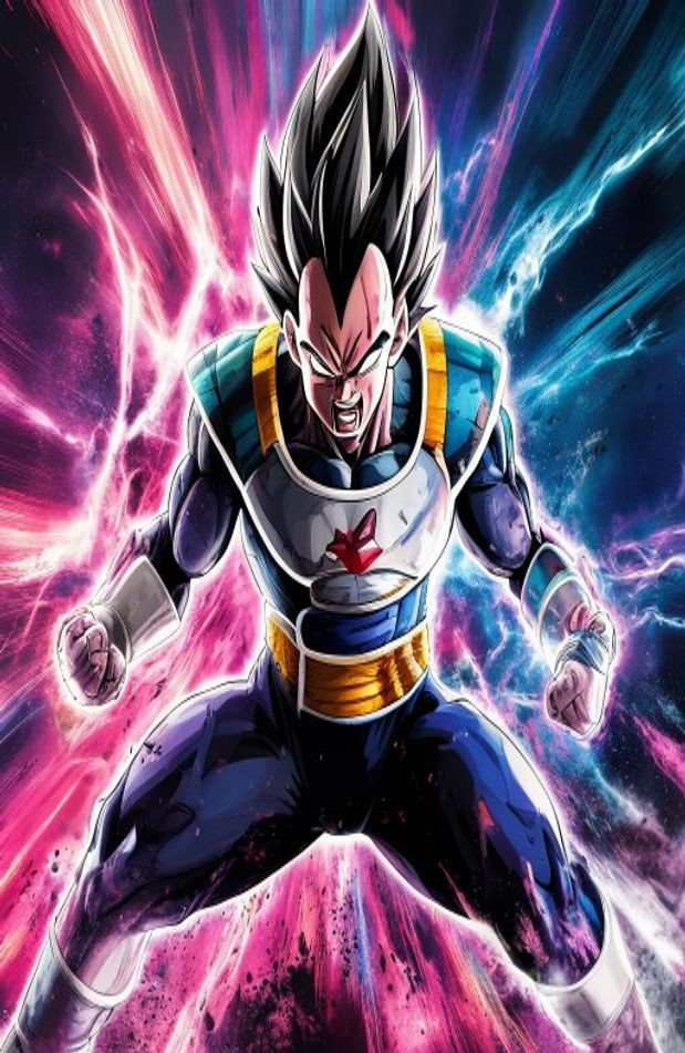 Majin Vegeta AI Wallpaper