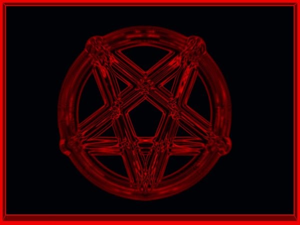 Free download red inverted pentagram on a black background like the ...