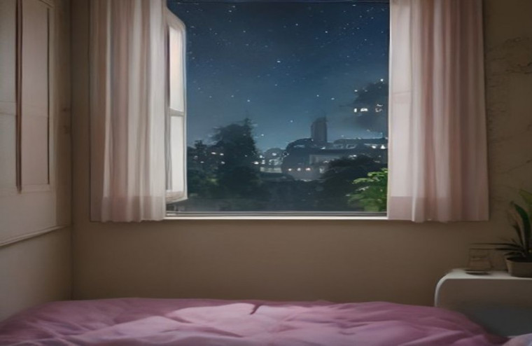 Lofi Anime Aesthetic iPad AI Wallpaper