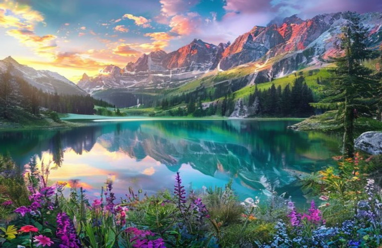 8k Ultra HD Nature AI Wallpaper