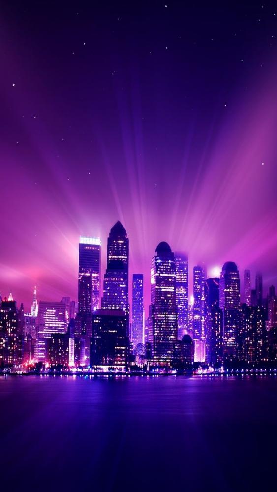  20 City At Night Phone Wallpapers WallpaperSafari