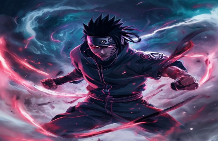 Sasuke Uchiha AI Wallpaper HD