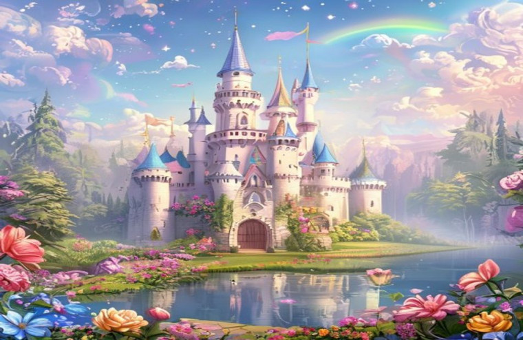 Princess Castle AI Wallpaper