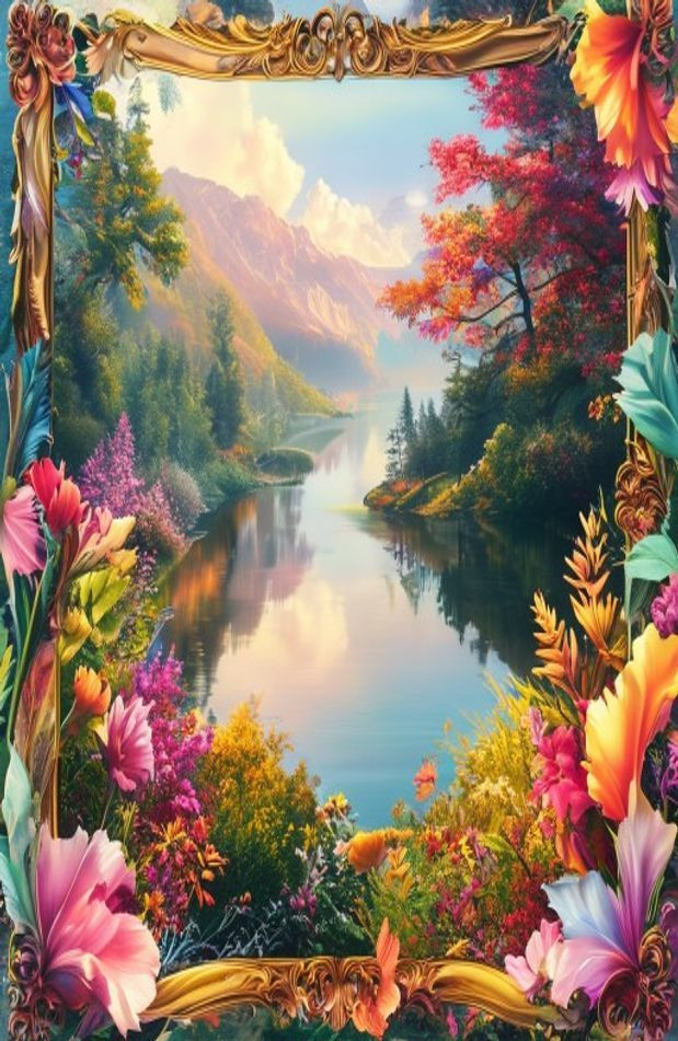 HD Photo Frame AI Wallpaper