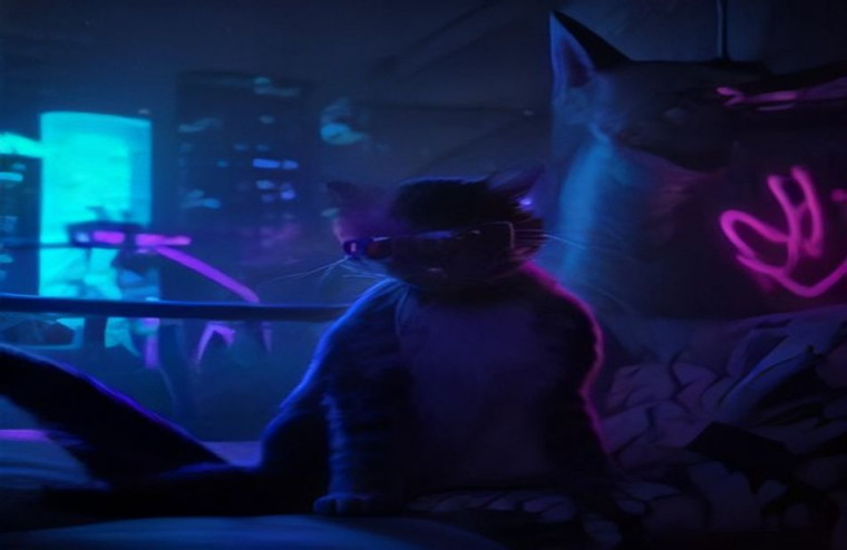 Cool Cat HD AI Wallpaper