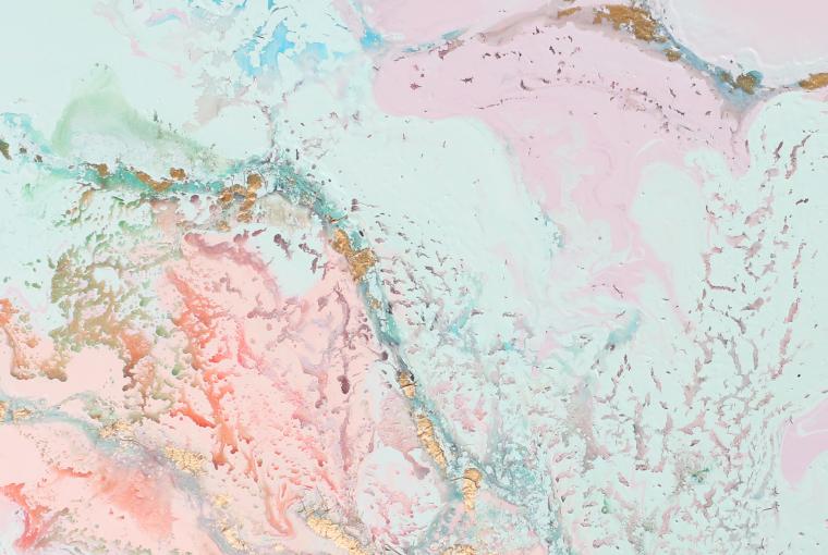 Free download Closeup Of Geode Against Colored Background Stock Photo