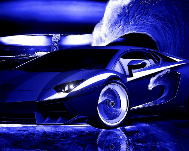 Free download 1440x900px Blue Lambo Wallpapers [1440x900] for your