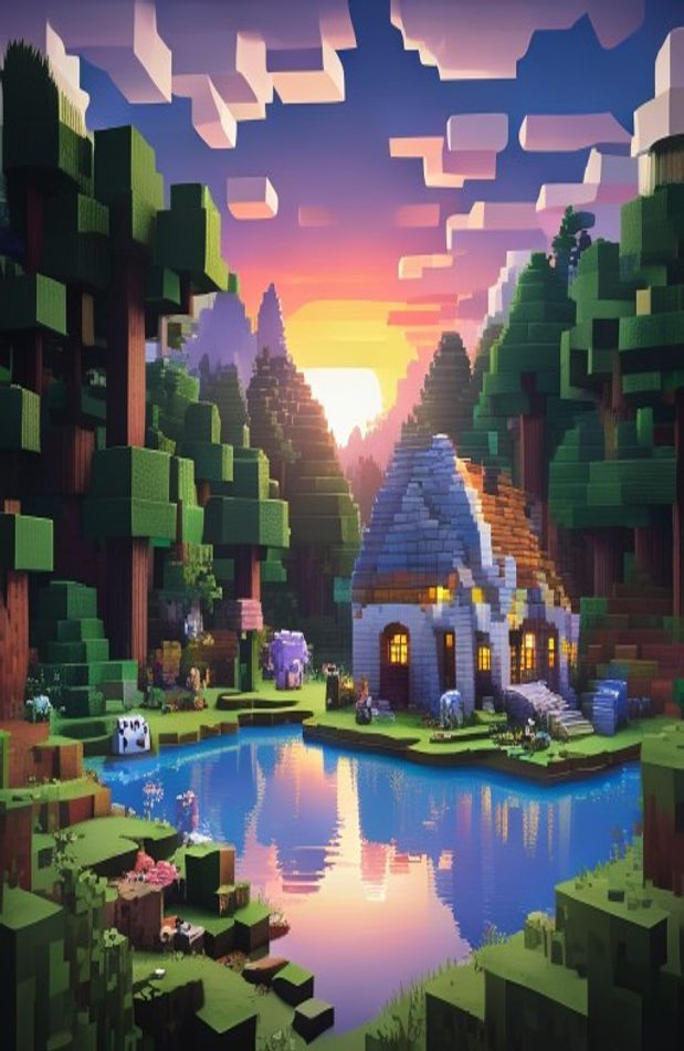 Minecraft Screensavers And AI Wallpaper