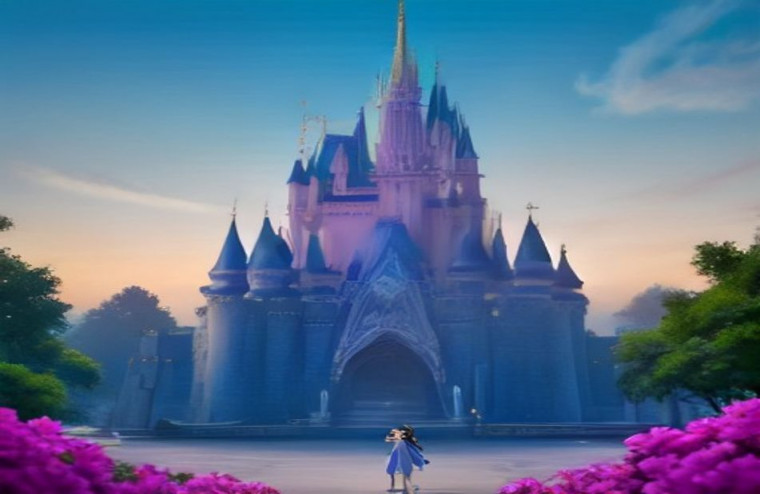 Disney Dual Monitor AI Wallpaper