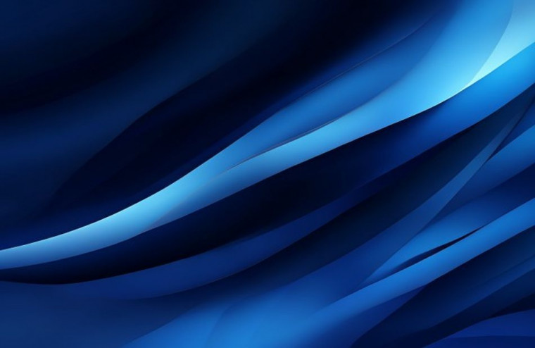 Dark Blue HD AI Wallpaper