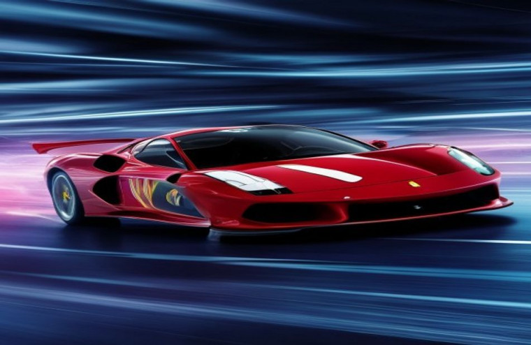 Ferrari Logo AI Wallpaper