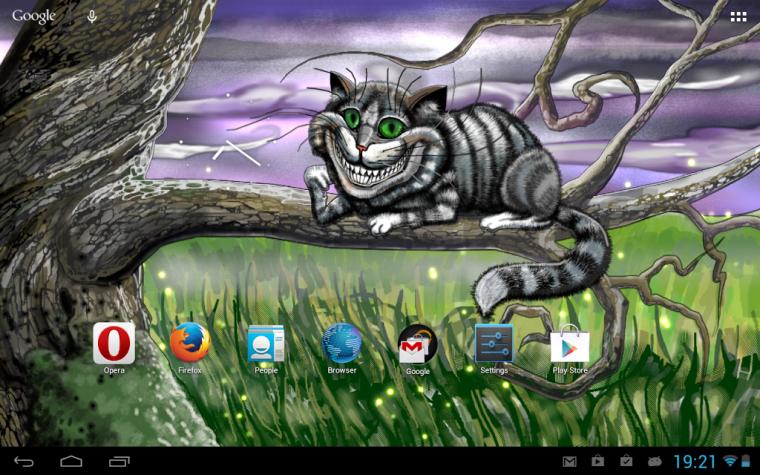 Free download Cheshire Cat Live Wallpaper Android Apps and Tests