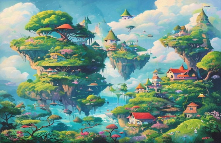 Studio Ghibli AI Wallpaper Deviantart