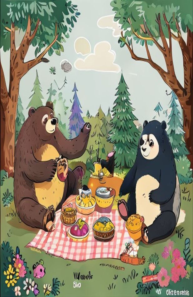We Bare Bears AI Wallpaper