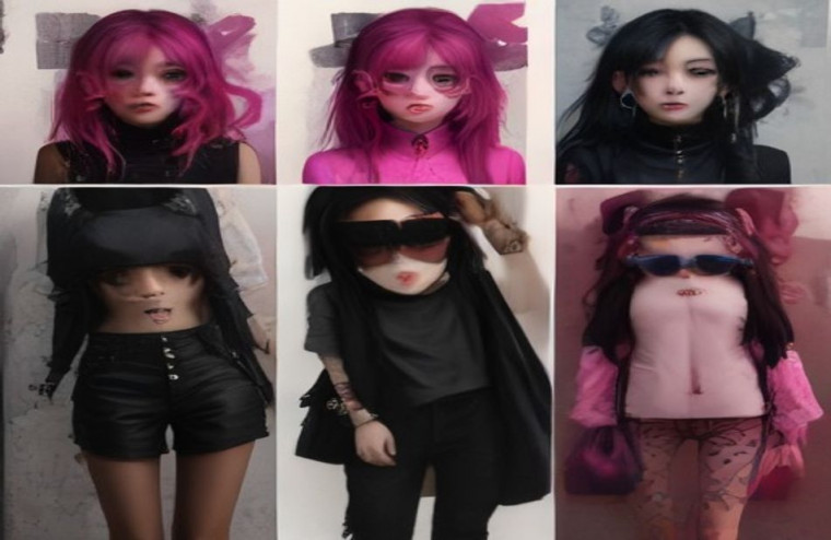 Stylish Girls AI Wallpaper For