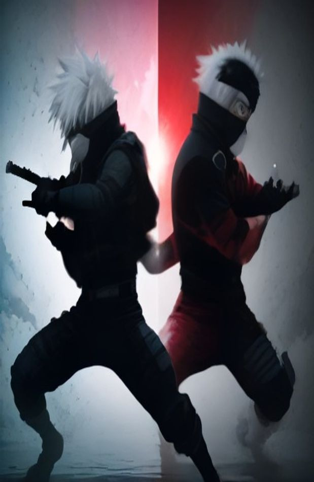 Kakashi And Obito AI Wallpaper