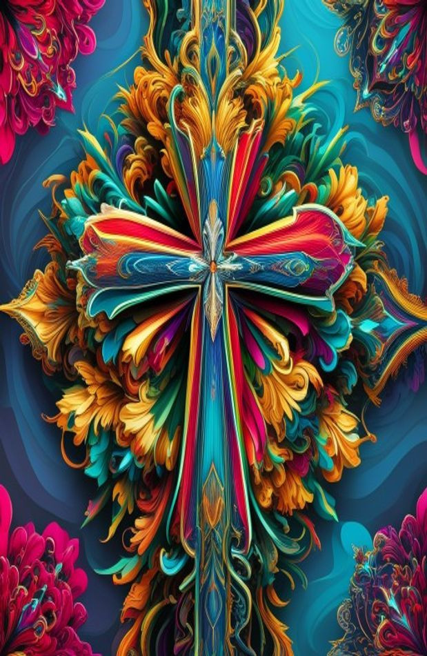 HD Cross AI Wallpaper