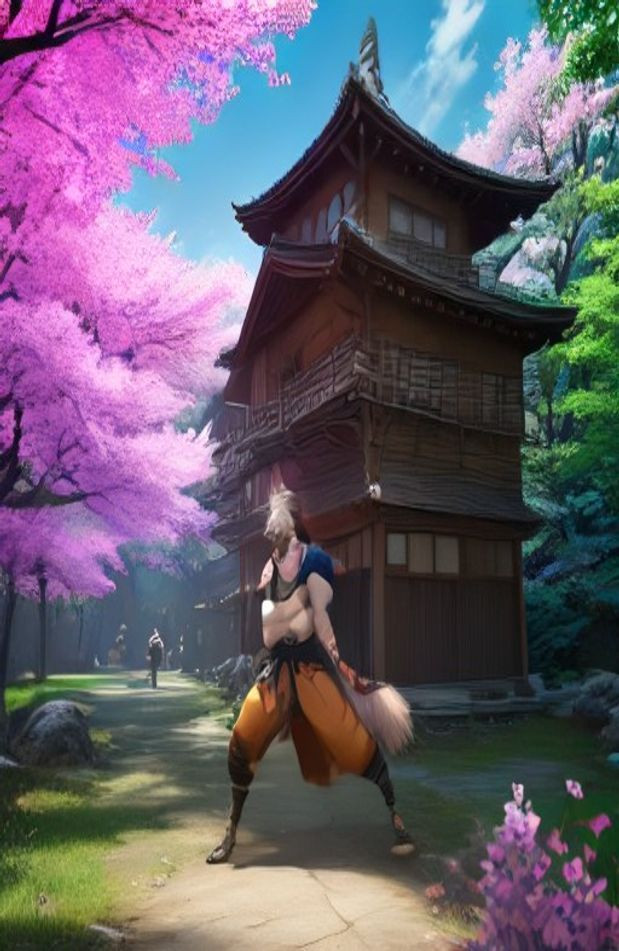 Naruto Sasuke Sakura AI Wallpaper