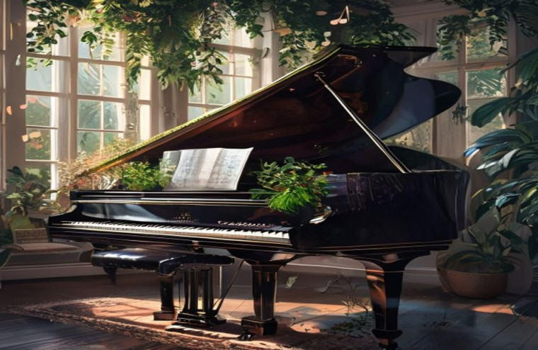 Grand Piano AI Wallpaper