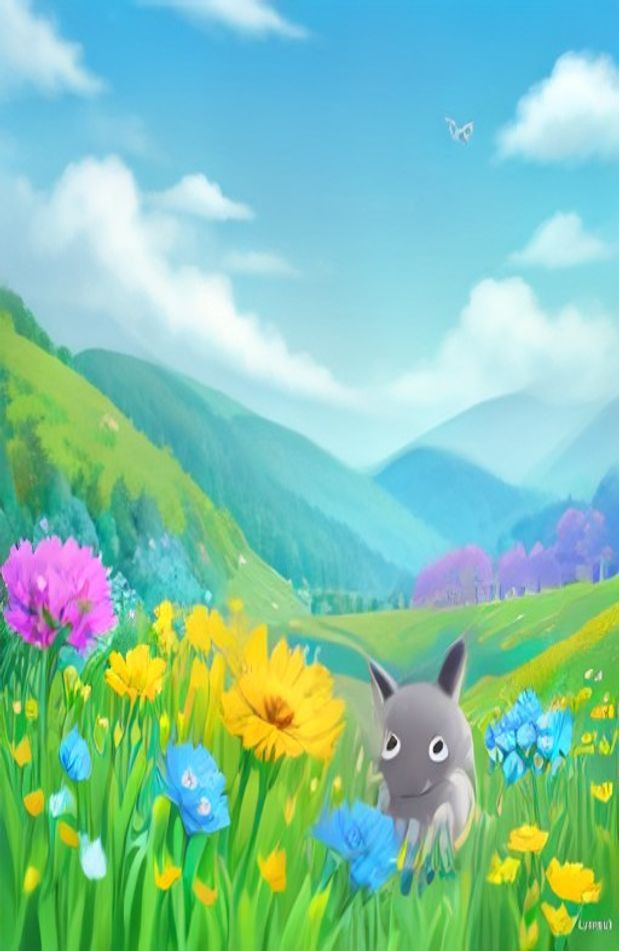 Simple Cute AI Wallpaper