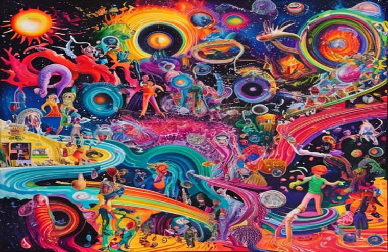 Everything Everywhere All At Once AI Wallpaper