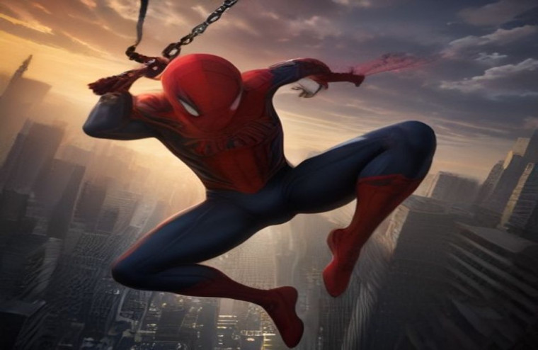 Spider Man HD AI Wallpaper 1080p