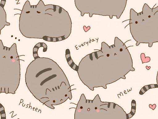 [49+] Pusheen Cat Desktop Wallpaper on WallpaperSafari