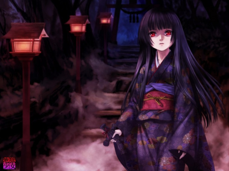 Free download Hell Girl Jigoku Shoujo Girl From Hell Wallpaper 3252456 ...