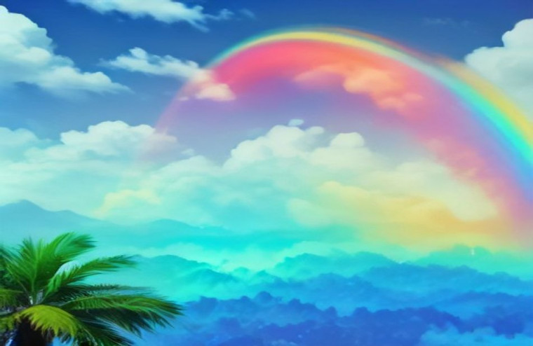 Rainbow AI Wallpaper