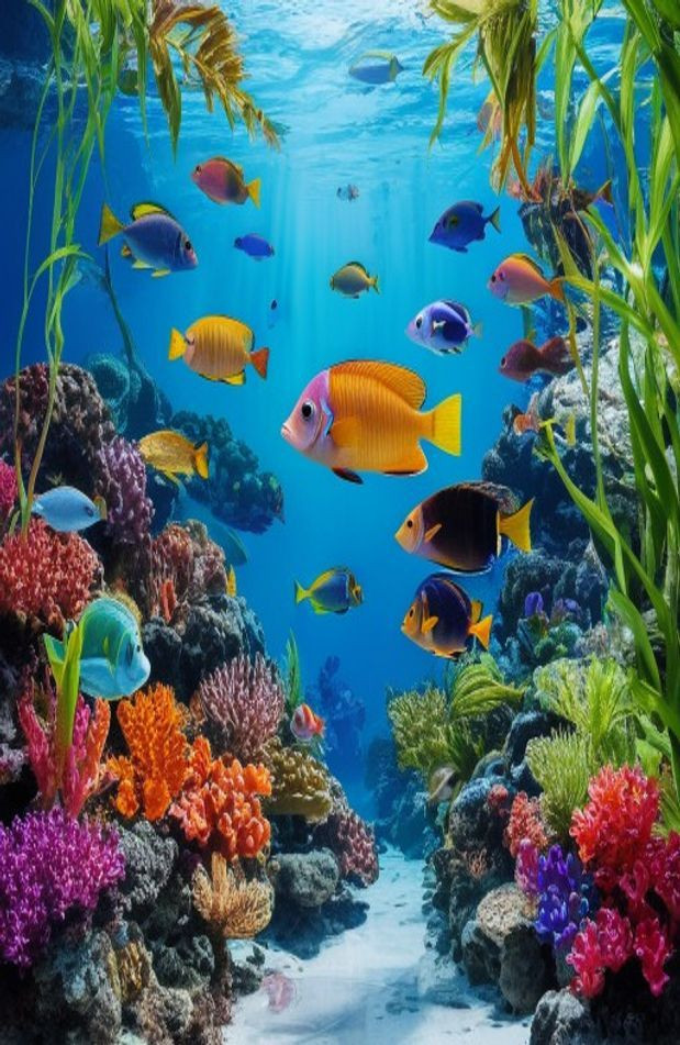 Live Aquarium AI Wallpaper