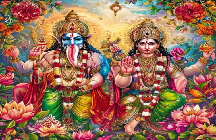 Vinayagar Murugan AI Wallpaper