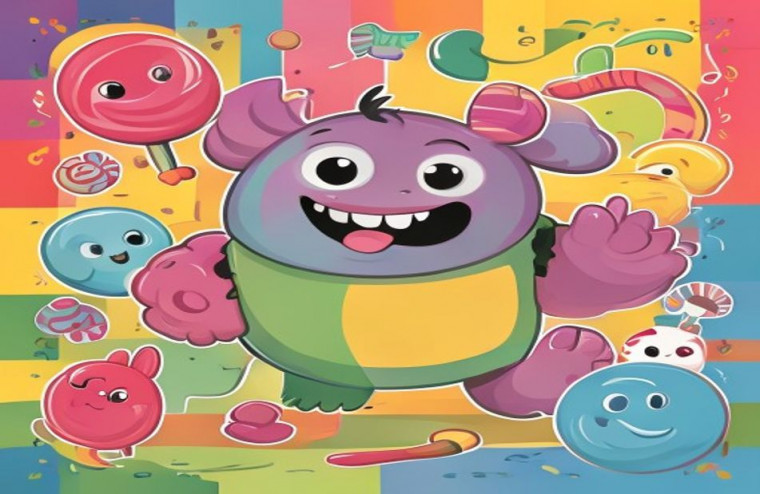 Huggy Wuggy AI Wallpaper