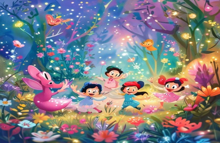 Cute Disney AI Wallpaper