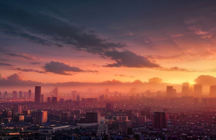 HD City AI Wallpaper 1080p