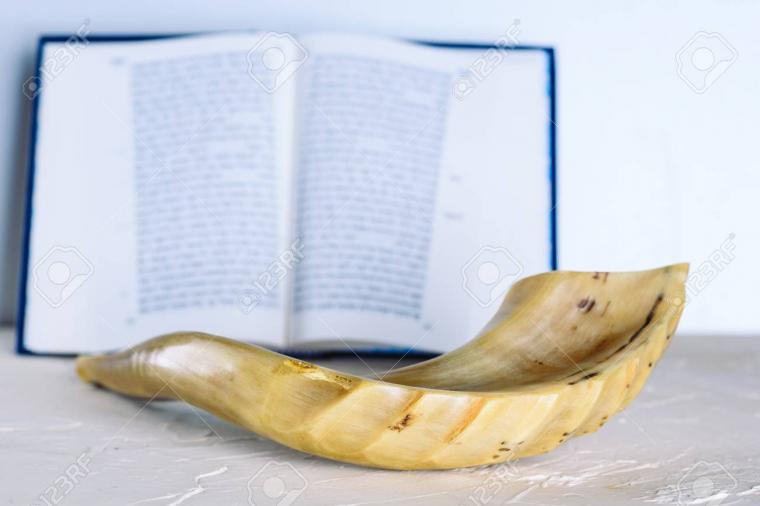 Free download Shofar horn on blue background Shofar Religious and
