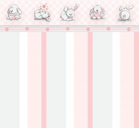 Free download BUNNY WALLPAPER BORDER Wall Decals Woodland Rabbit Forest