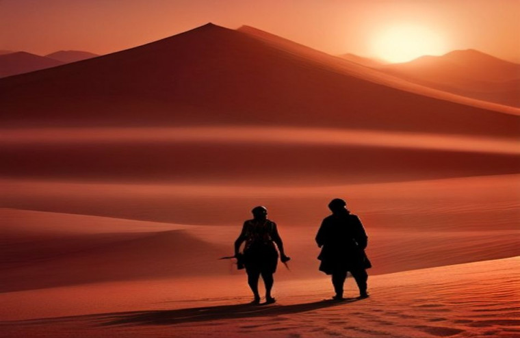 Frank Herbert S Dune AI Wallpaper