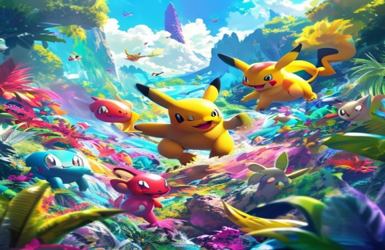 Pokemon 3d AI Wallpaper