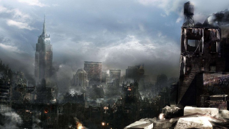 Free download Anime Destroyed City for Pinterest [1024x768] for your ...