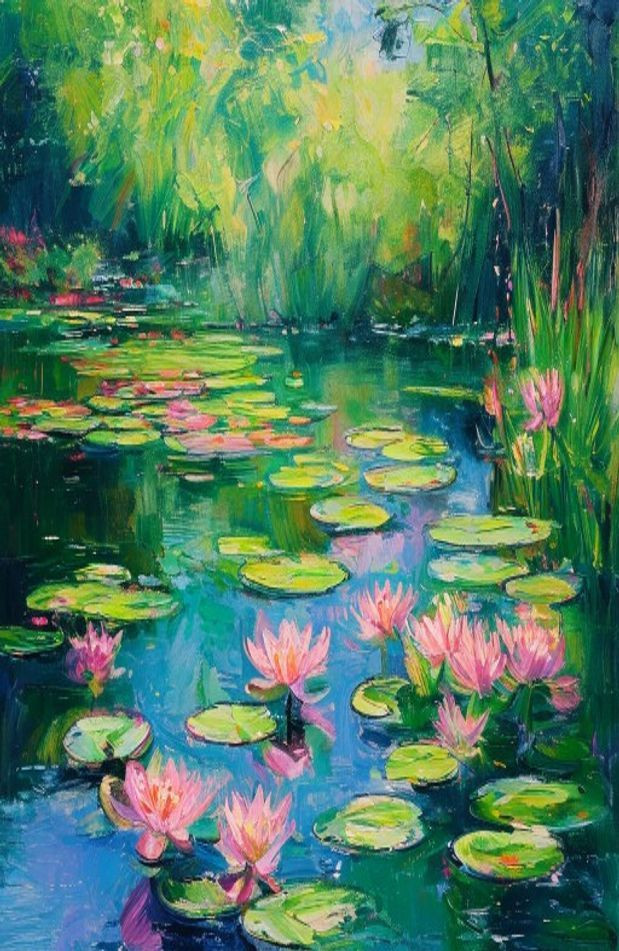 HD Monet AI Wallpaper