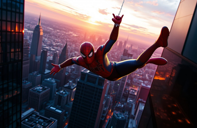 Spider Man HD AI Wallpaper 1080p
