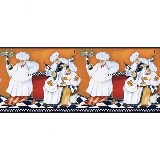 Free download FAT CHEF KITCHEN PREPASTED WALLPAPER BORDER CUT OUT eBay [795x1000] for your