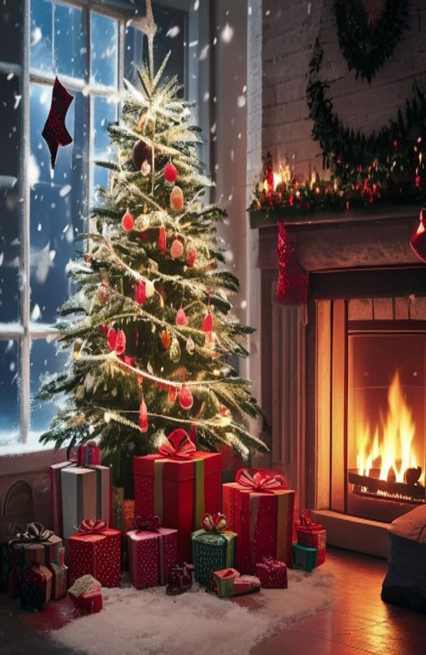 Christmas HD AI Wallpaper 1080p
